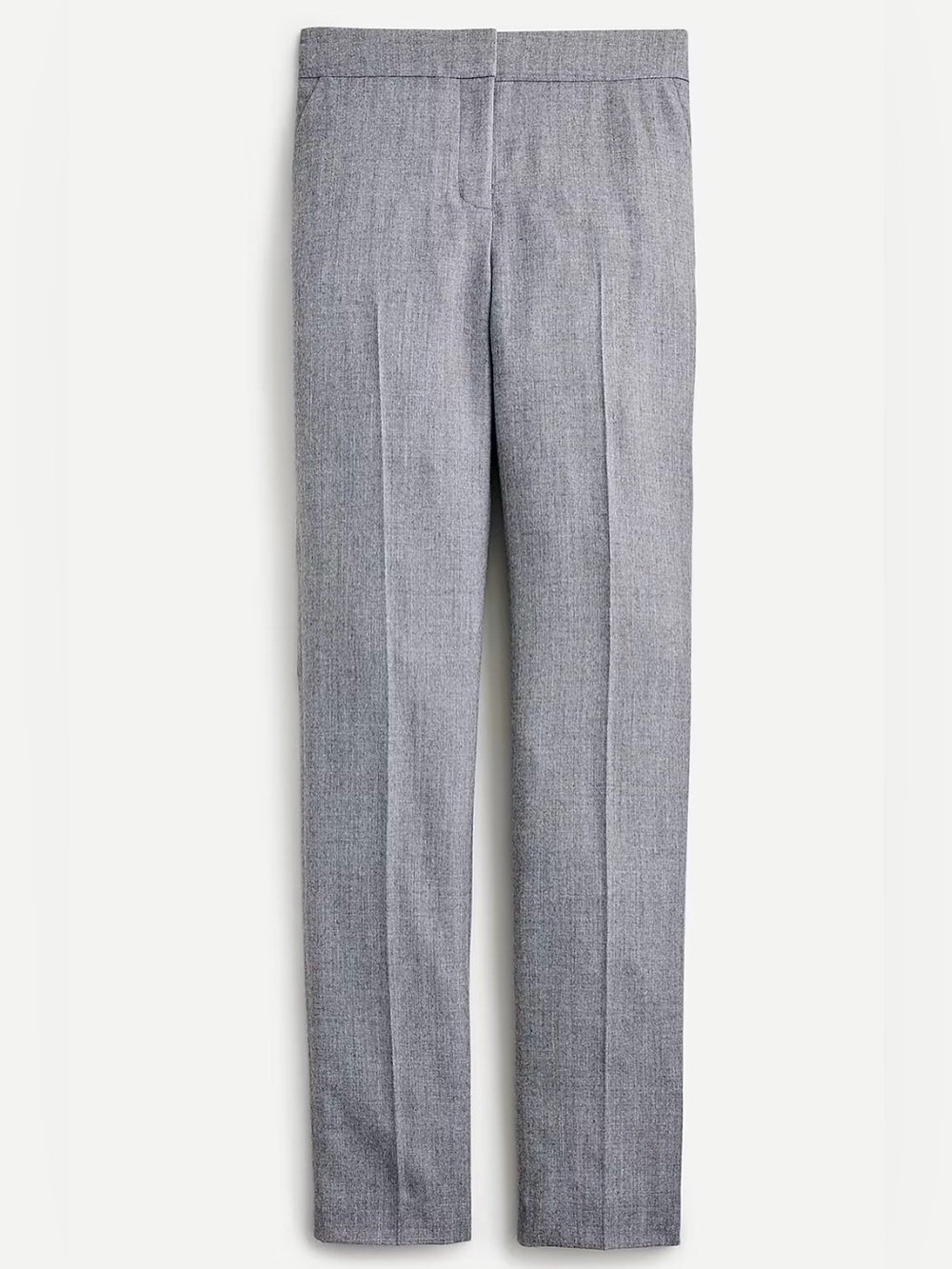 J.Crew High Rise Tapered Pant in Heathered Wool